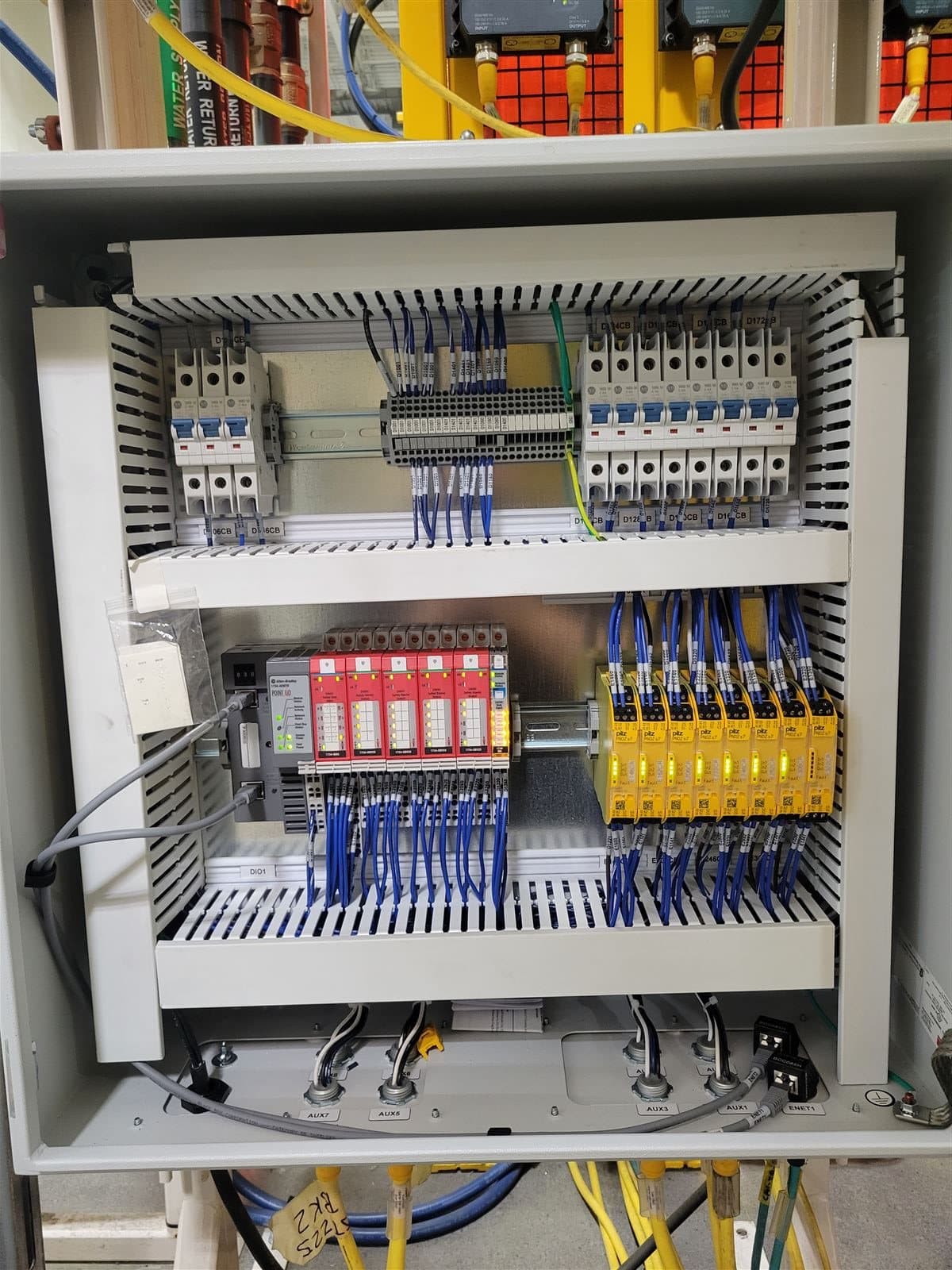 Dual-door industrial control panel ready for CSA inspection