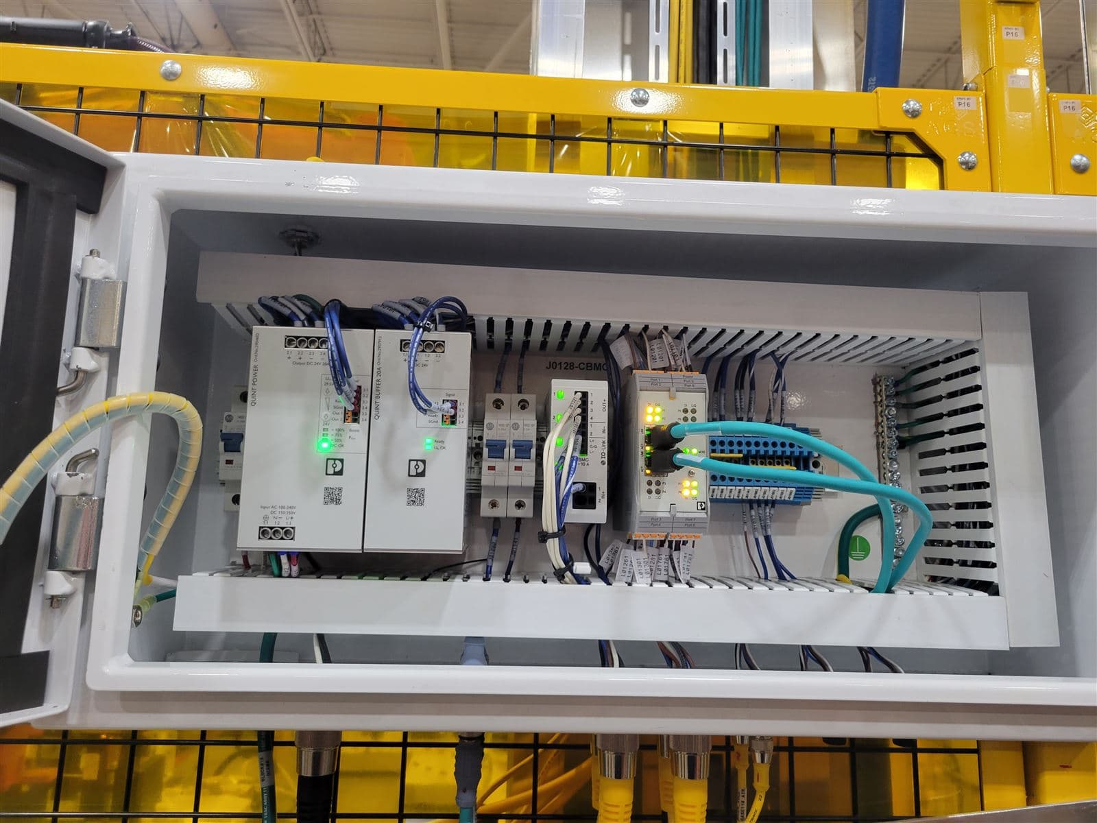 Network control panel with managed Ethernet switch integration